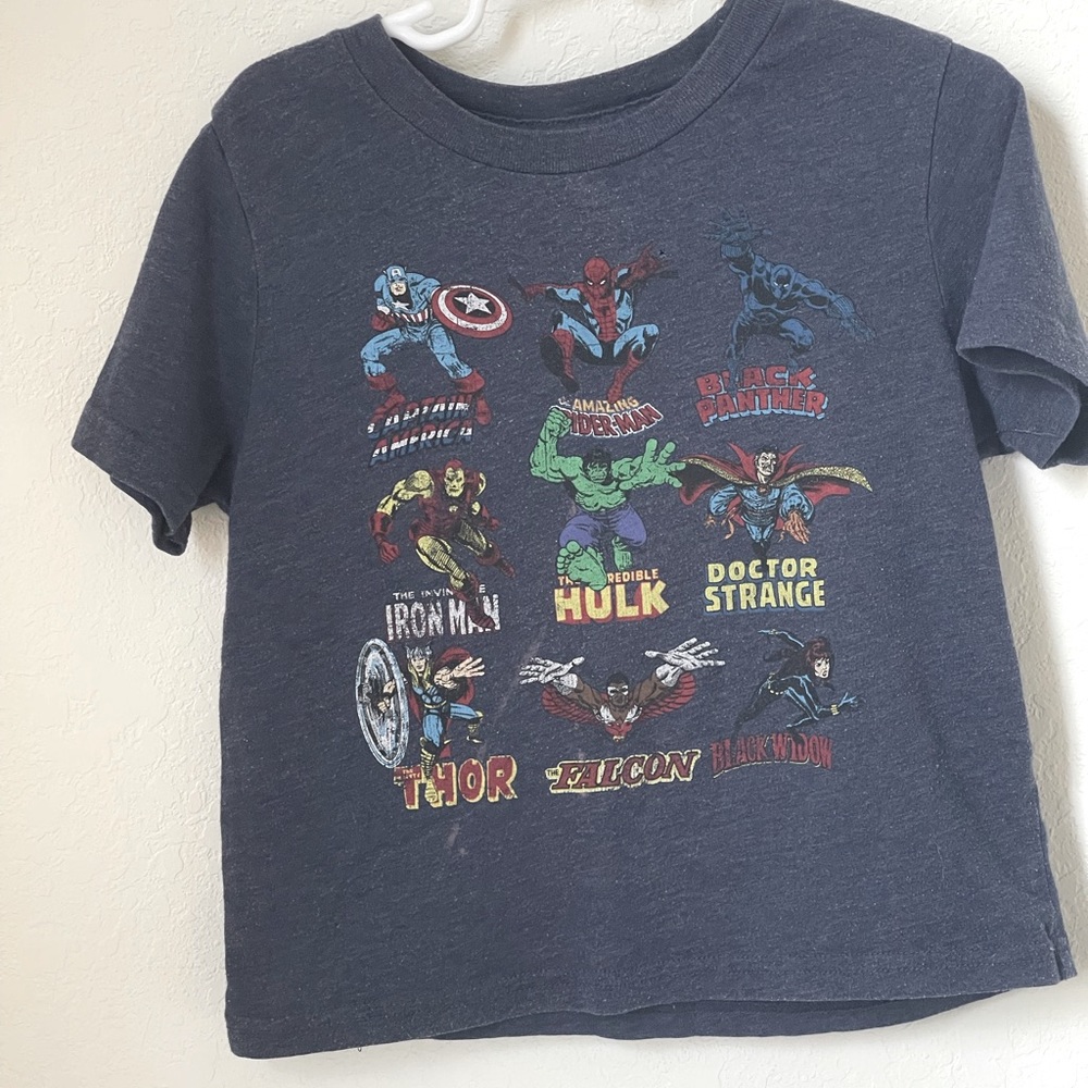 Boys Marvel Vintage Fit T-Shirt
